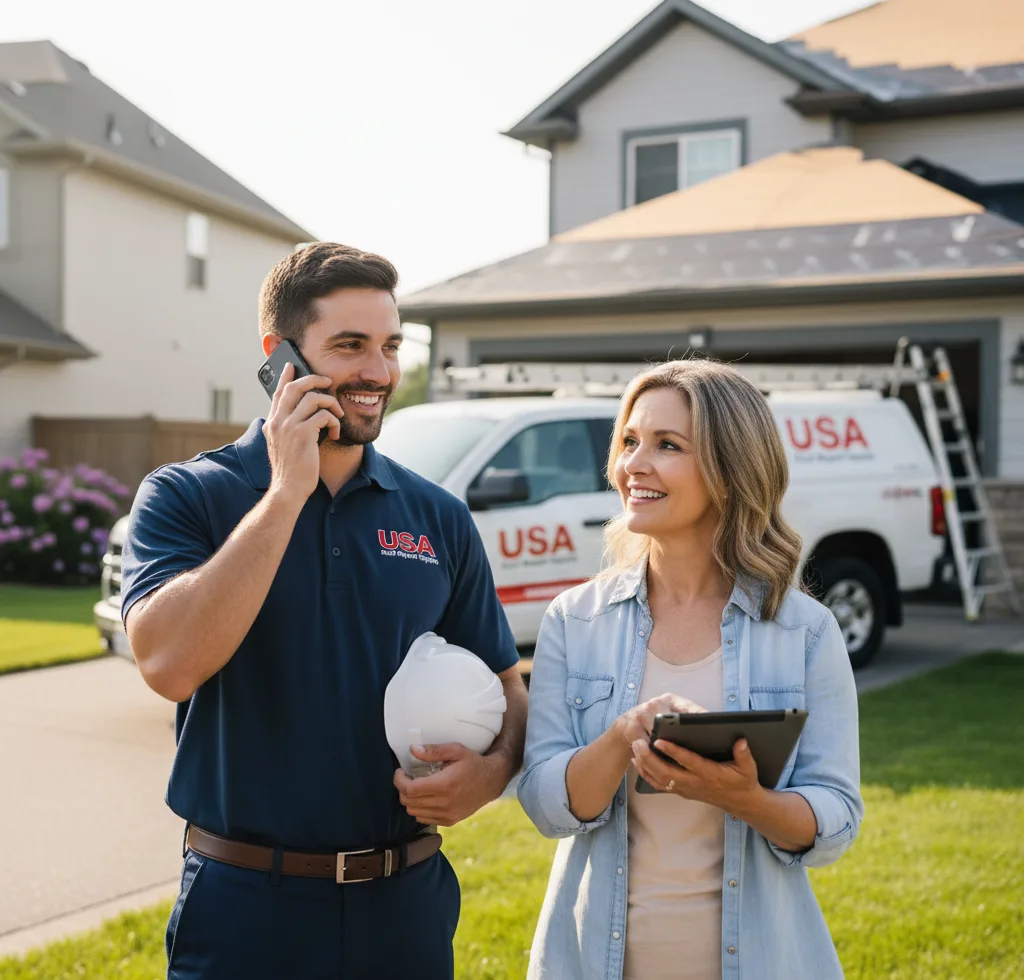 USA Roof Repair Experts customer support in St. Clairsville
